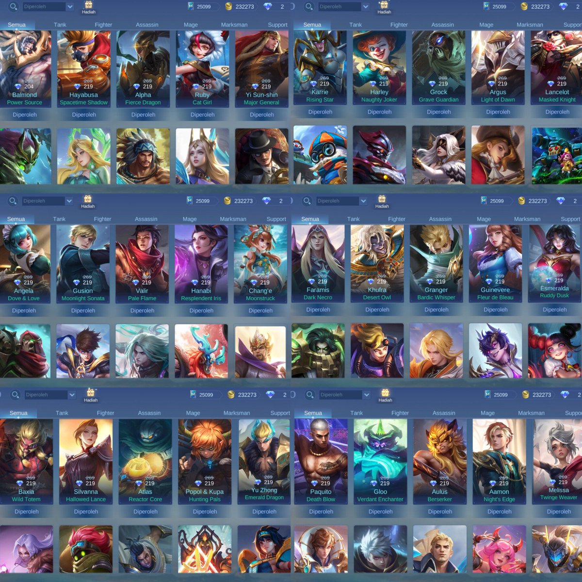 kebethere's tweet photo. WTS AKUN ML

Fragmen sl 5K+ (bebas pilih skin anual, change flag on, bp ada 200K+, hero 129, stun chou, epic rame, lb grangger, emb max semua. monsep -fb (sgmail)
Op? 130K dm langsung #zonauang #zonajajan https://t.co/Gr5aAmHUl8