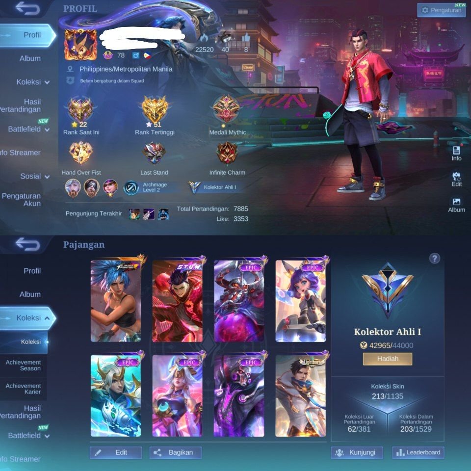 kebethere's tweet photo. WTS AKUN ML

Fragmen sl 5K+ (bebas pilih skin anual, change flag on, bp ada 200K+, hero 129, stun chou, epic rame, lb grangger, emb max semua. monsep -fb (sgmail)
Op? 130K dm langsung #zonauang #zonajajan https://t.co/Gr5aAmHUl8