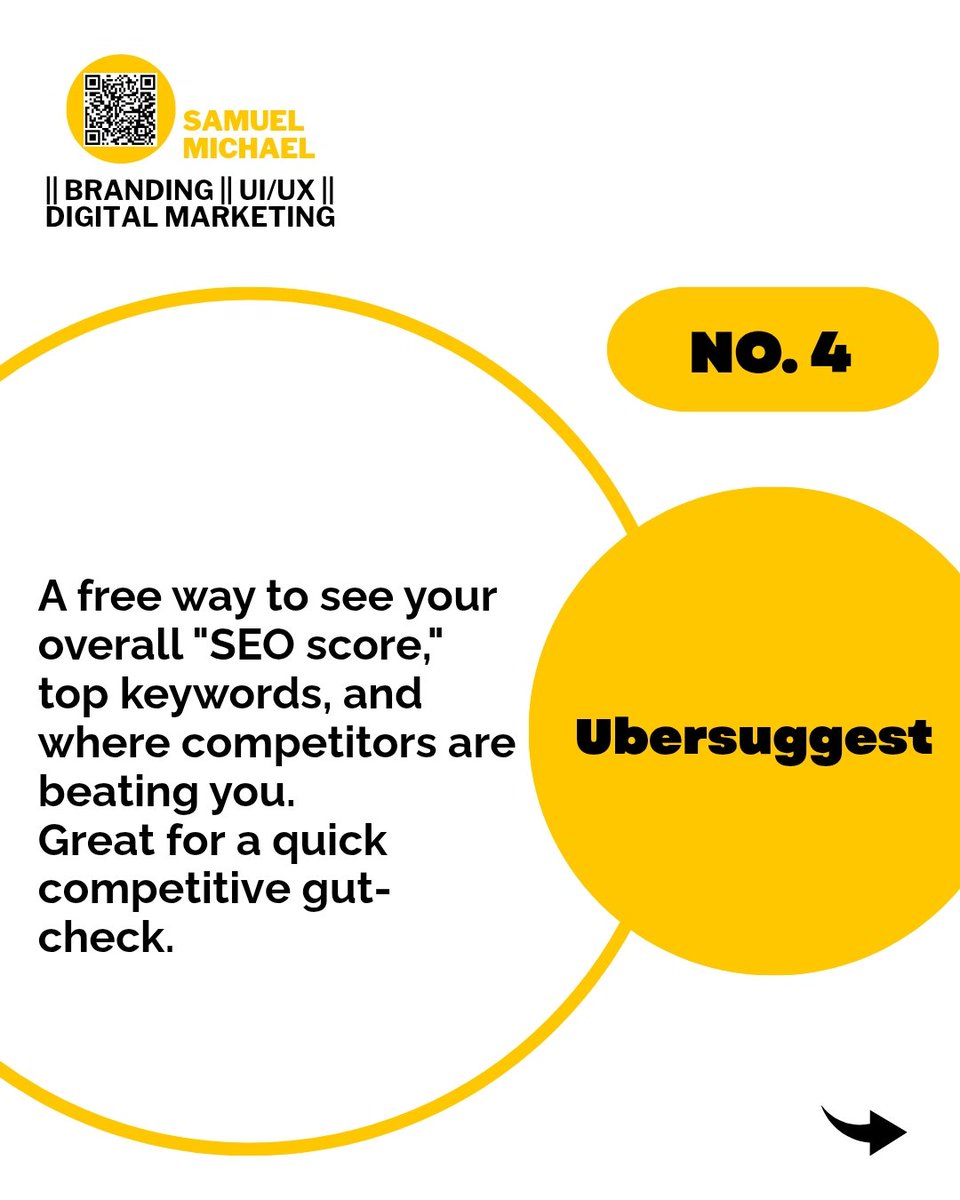 samuelessien777's tweet photo. Continuation...

You wouldn't druve with your eyes closed
So why run a website without checking its SEO score?
.
.
5 seo tools to find out where you stand👇👇👇👇 https://t.co/SU30DmGP99