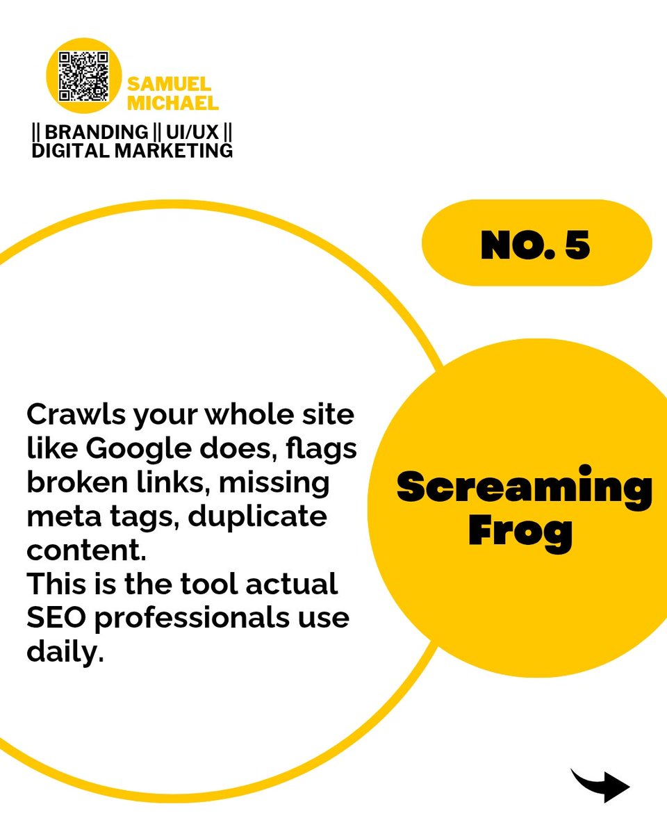 samuelessien777's tweet photo. Continuation...

You wouldn't druve with your eyes closed
So why run a website without checking its SEO score?
.
.
5 seo tools to find out where you stand👇👇👇👇 https://t.co/SU30DmGP99