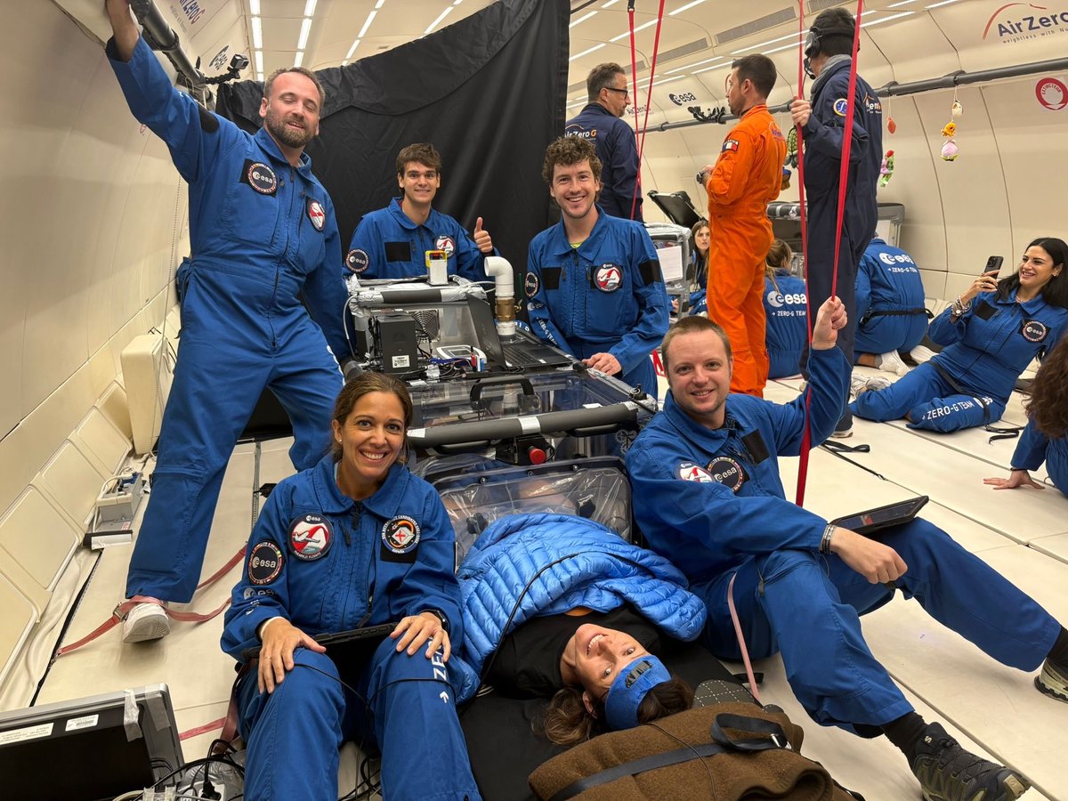UCDavisCOE's tweet photo. UC Davis researcher Rich Whittle took research to new heights, studying how microgravity affects blood flow during parabolic flights and testing a way to protect astronauts on future missions. 🚀

Read more: https://t.co/LFoWZEgn0k

#UCDavisEngineering https://t.co/Rv1mjEdTYF