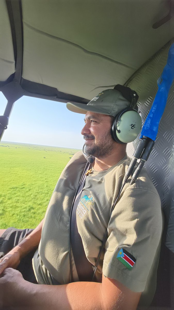 gingosamuel's tweet photo. Meet Mr. Florington Aseervatham, Country Director and Representative of African Parks in South Sudan 🇸🇸.

During our final two hours flying over Boma National Park, we came across a breathtaking herd of antelope numbering close to 500,000 animals. As we soared above the endless sea of wildlife, Florington was left speechless. He could only smile, whisper "wow," and take in the moment with tears in his eyes.

That is the power of the Great Nile Migration.

When you witness the largest land mammal migration on the planet, something changes within you. It is more than a wildlife spectacle, it is an emotional, humbling, and almost spiritual experience that reminds you of how extraordinary our natural world truly is.

From Boma, we continued our journey to Badingilo. Even during the flight, Florington was focused on his laptop 💻, preparing for meetings awaiting him back in Juba the next day. Watching that level of dedication reminded me that conservation is driven by people who carry a vision far greater than themselves. Their commitment to protecting one of the world's greatest natural wonders is both inspiring and deeply motivating.

This journey introduced me to some of the most passionate and committed conservationists I have ever met; people whose love for wildlife and belief in South Sudan's future shine through everything they do. It is an honor to share this mission and fellowship with them.

The day after we returned to Juba, Florington sent me a simple message: "I miss Boma."

I understood exactly what he meant.

Boma has a way of staying with you long after you leave. Its vast landscapes, incredible wildlife, and untamed beauty leave an imprint on the heart that is impossible to forget.

Together, let us continue telling this story, protecting this landscape, and ensuring that future generations can experience the wonder of the Great Nile Migration.

#VisitSouthSudan #GreatNileMigration #BomaBadingilo #AfricanParks #Conservation #SouthSudan