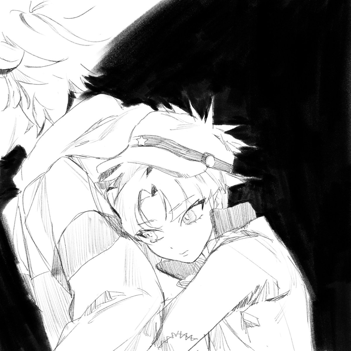 Aria_no36's tweet photo. Don’t leave again bro https://t.co/RkE4aPUvFq