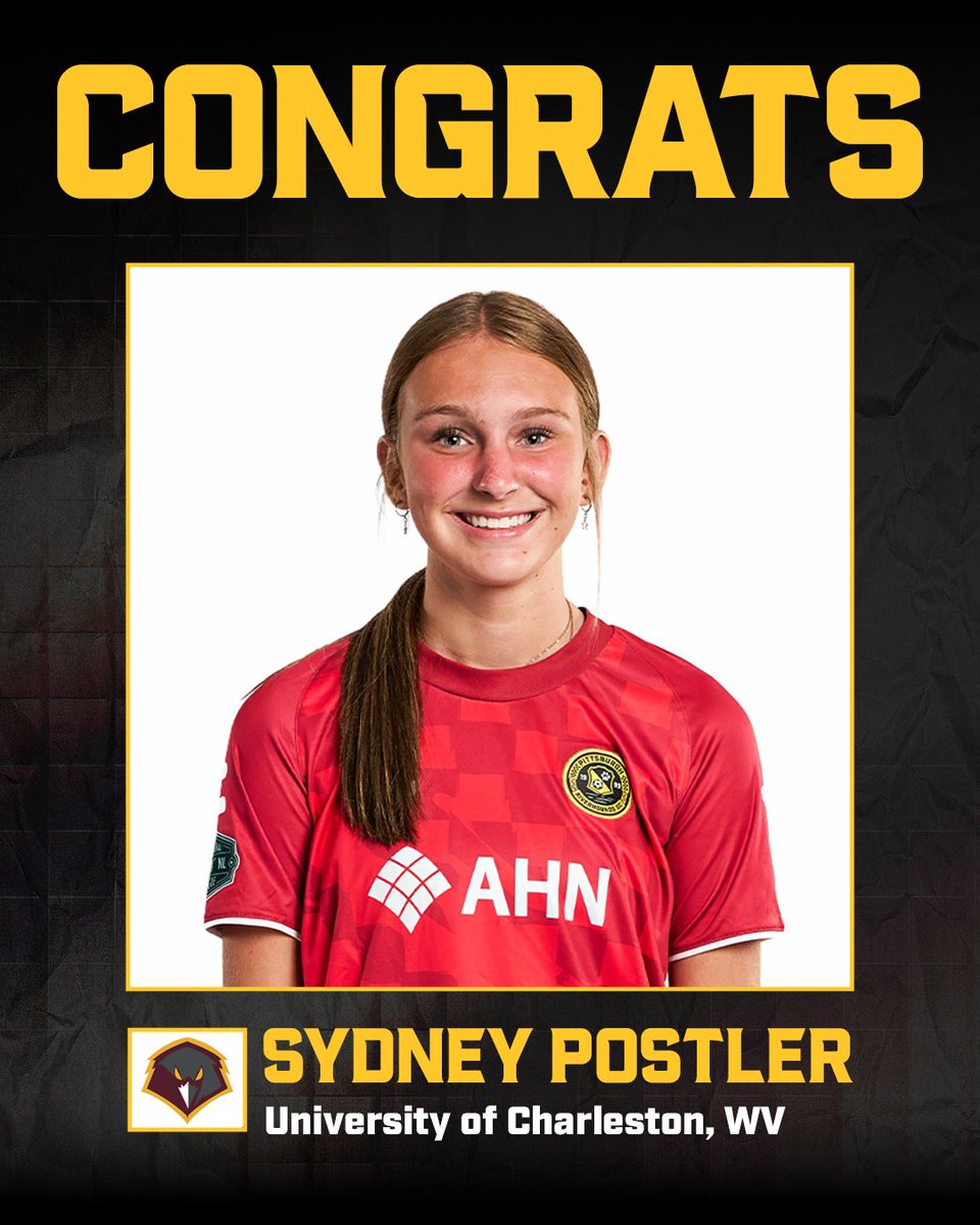 HoundsAcademy's tweet photo. 𝙈𝙤𝙫𝙞𝙣𝙜 𝙪𝙥 𝙩𝙤 𝙩𝙝𝙚 𝙣𝙚𝙭𝙩 𝙡𝙚𝙫𝙚𝙡 

Congratulations to 2009 @ECNLgirls player @SydneyPostler on her commitment to the University of Charleston, West Virginia! We’re so proud of all you’ve accomplished 👏👏👏

@ucwv_wsoccer https://t.co/77mvyVav7v
