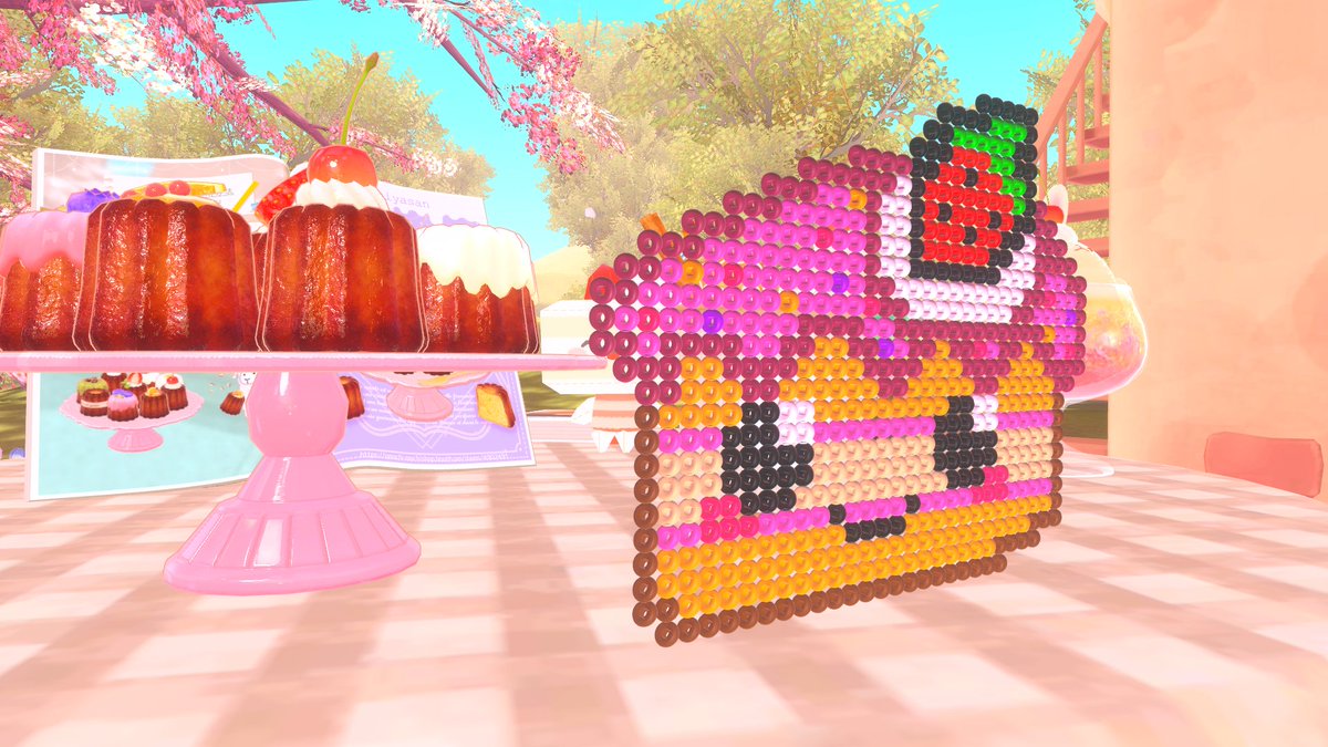 Mikare131's tweet photo. Mikare13 - BOOTH 🌹
Kawaii cake slice in pyssla style from my shop 😊
#booth #VRChat #pyssla https://t.co/JxBfLtduMG