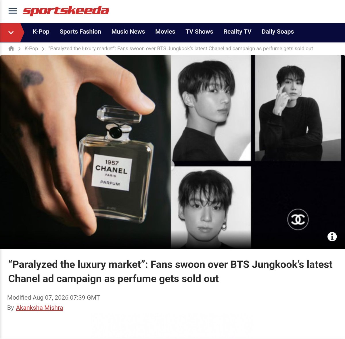 linah_45's tweet photo. Imagine having a brand ambassador who makes your products sell out the moment they're released... Every brand wants that kind of influence, but only a chosen few are lucky enough to have this man🤷‍♀️ #Jungkook https://t.co/5KXhXDx7Cq