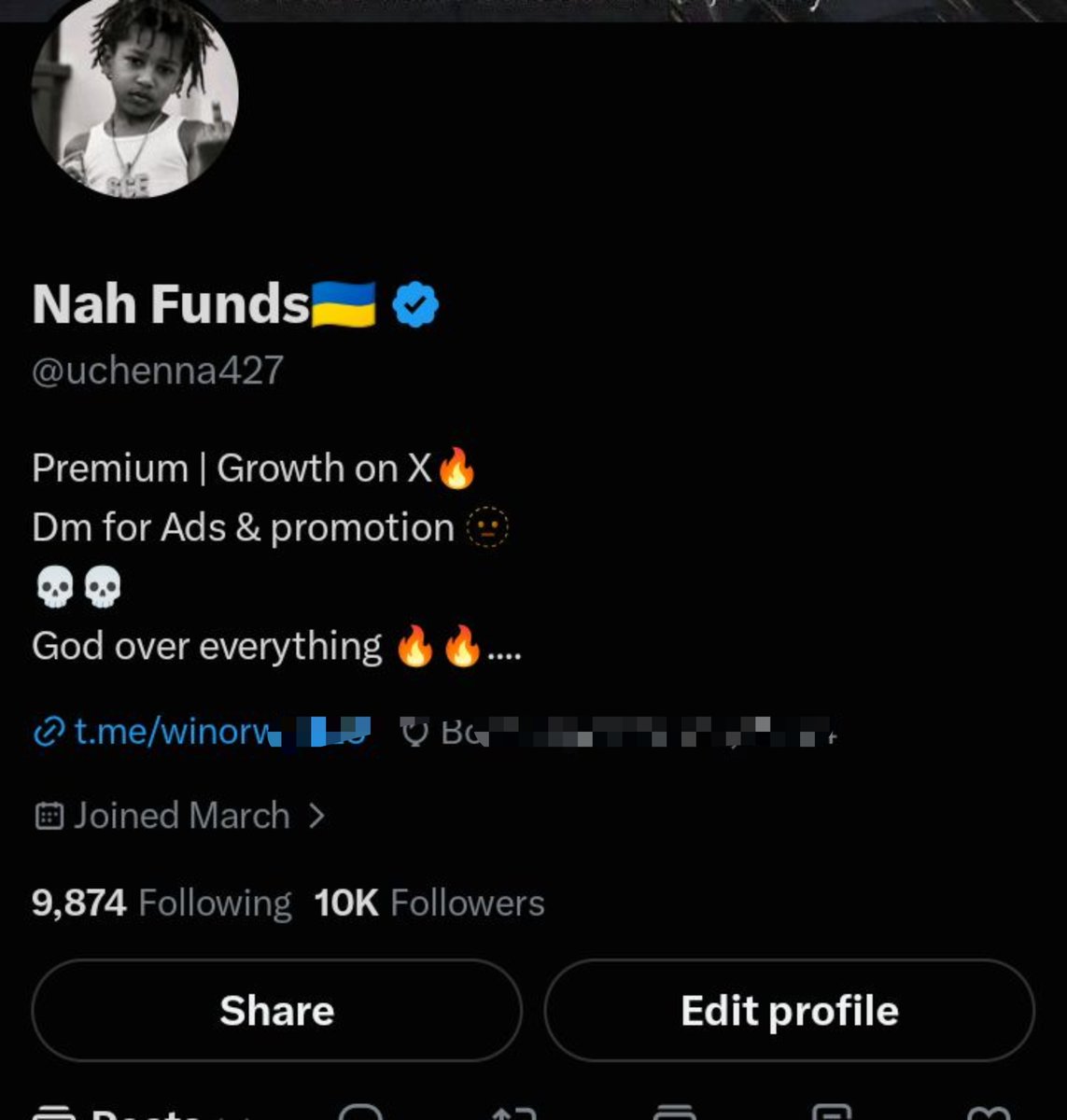 uchenna427's tweet photo. From 1.2k followers to 10k followers in 9days💯🚀🙏

Thank you so much guys 🔥🔥
20k here I come 🫴📈📈🎉 https://t.co/Q48b171KZn