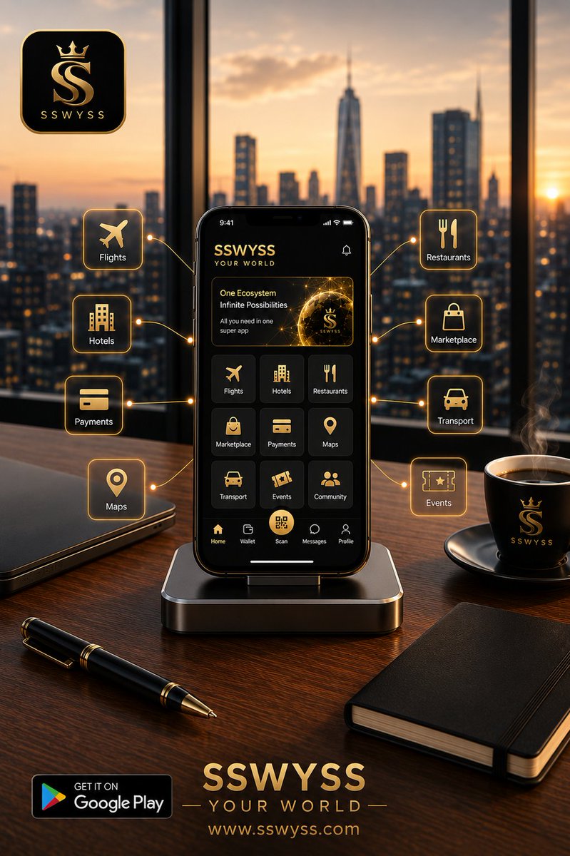 sswyssApp's tweet photo. SSWYSS is building the future where lifestyle, travel, payments, marketplace and everyday services work together in one seamless ecosystem.
Join the journey.
🌐 https://t.co/DZaR6eZkvh
#SSWYSS #SuperApp #Fintech #Lifestyle https://t.co/WLtv73pfwo