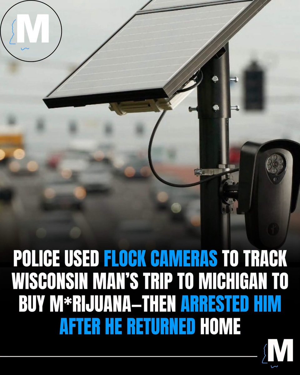 LibertyCappy's tweet photo. "Flock Cameras will just be used to find violent criminals"

The reality: https://t.co/wL5daFgmLI