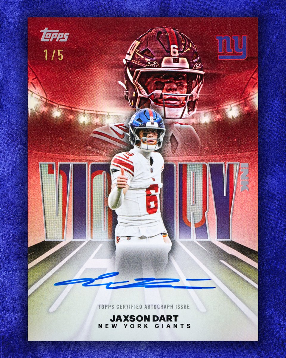 Topps's tweet photo. FIRST LOOK: New 'Victory Ink' autograph cards in Topps Flagship Football https://t.co/slRM90YDpR