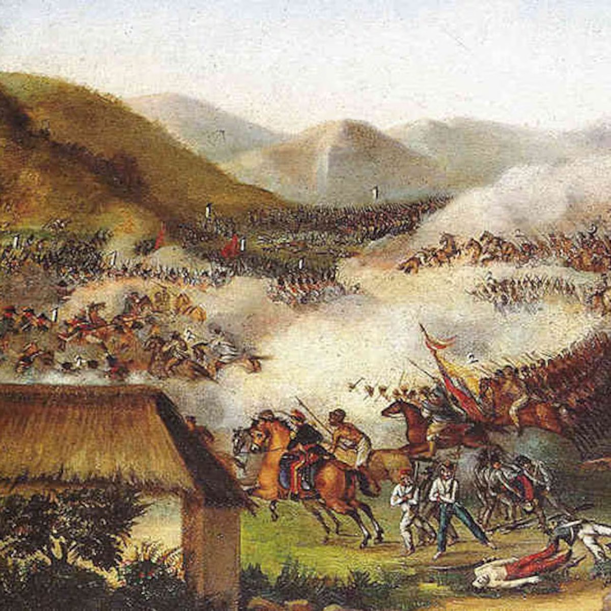 sergio_serrano_'s tweet photo. 7 de agosto de 1819, batalla del puente de Boyacá.
No hubo tibios ni bienpensantes gritando “sin violencia, sin violencia”. https://t.co/rTP5dh10Vg