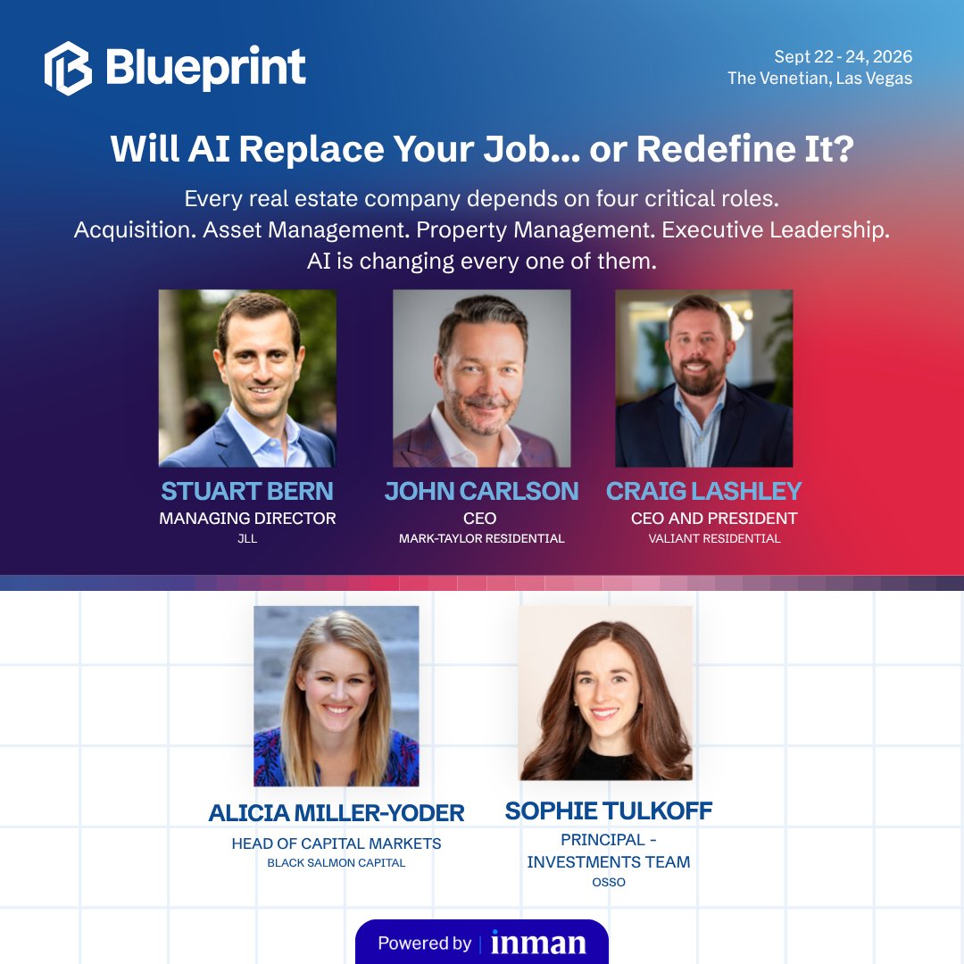 goblueprint's tweet photo. Rebuild Your Team for AI.
Over the next three years, what work disappears? What becomes more strategic? And where does the human advantage become even more valuable?
📍Blueprint Vegas | September 22–24
#BlueprintVegas #CommercialRealEstate #PropTech #AI #CRE #NOI https://t.co/hhkcsl7eft