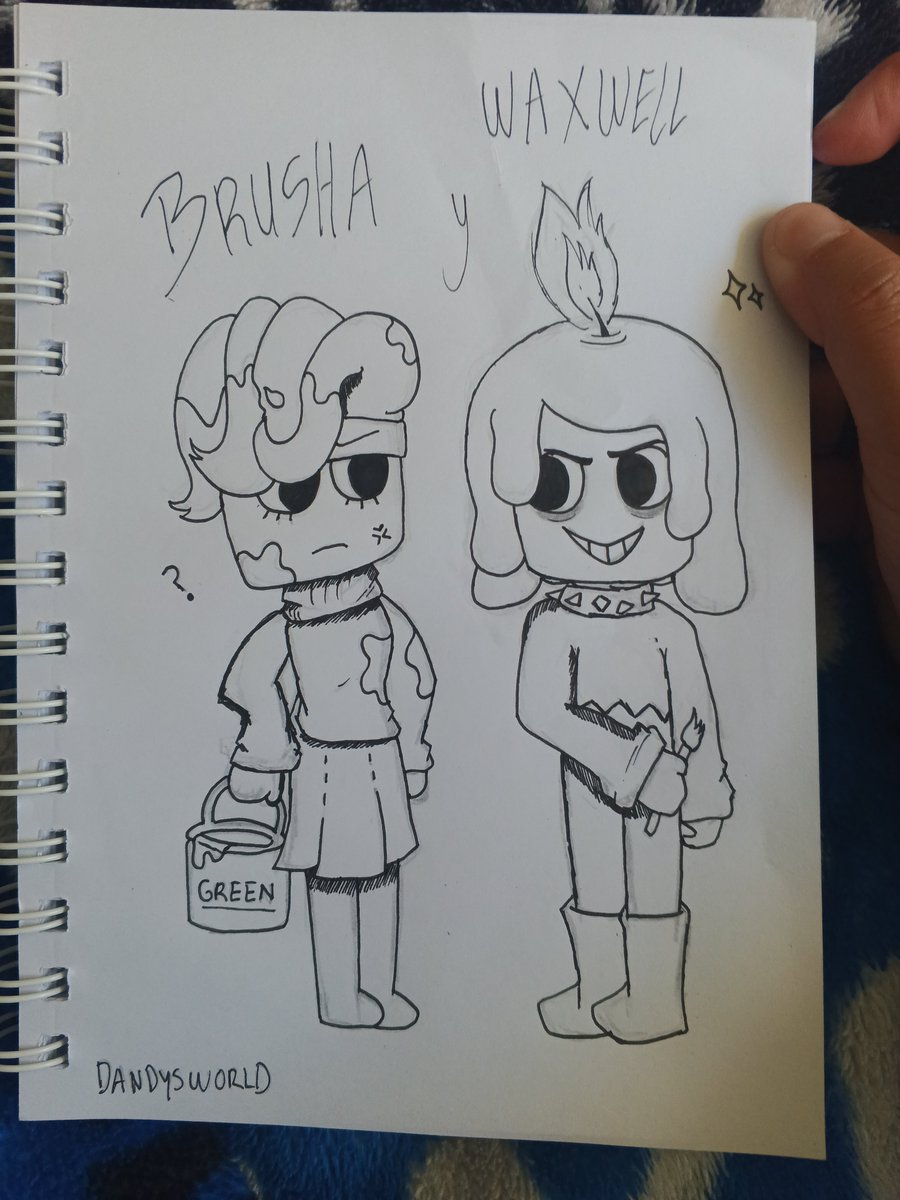 angieKittyXD's tweet photo. Un dibujito de Dandy's World, Del nuevo toon Waxwell y Brusha (NO SHIP) creo. XDDJFJFJFJ https://t.co/FjKBGGH1yN