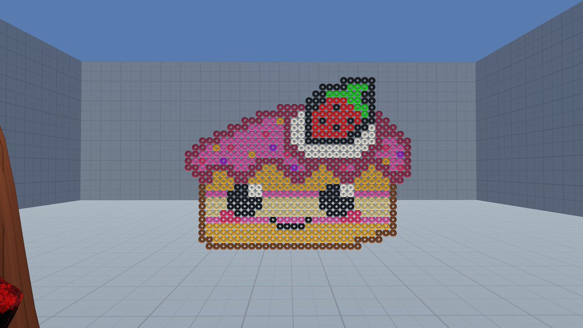 Mikare131's tweet photo. Mikare13 - BOOTH 🌹
Kawaii cake slice in pyssla style from my shop 😊
#booth #VRChat #pyssla https://t.co/JxBfLtduMG
