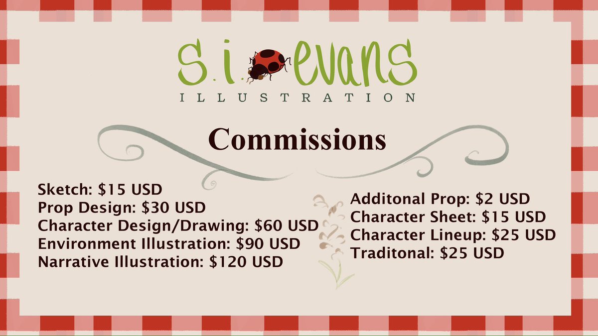 saraillustrated's tweet photo. just going to drop this here. prices might change (i actually think the sketch price in image is wrong)
 also: 
https://t.co/6A9y4Y1t7K https://t.co/mXlW8FnT5Z