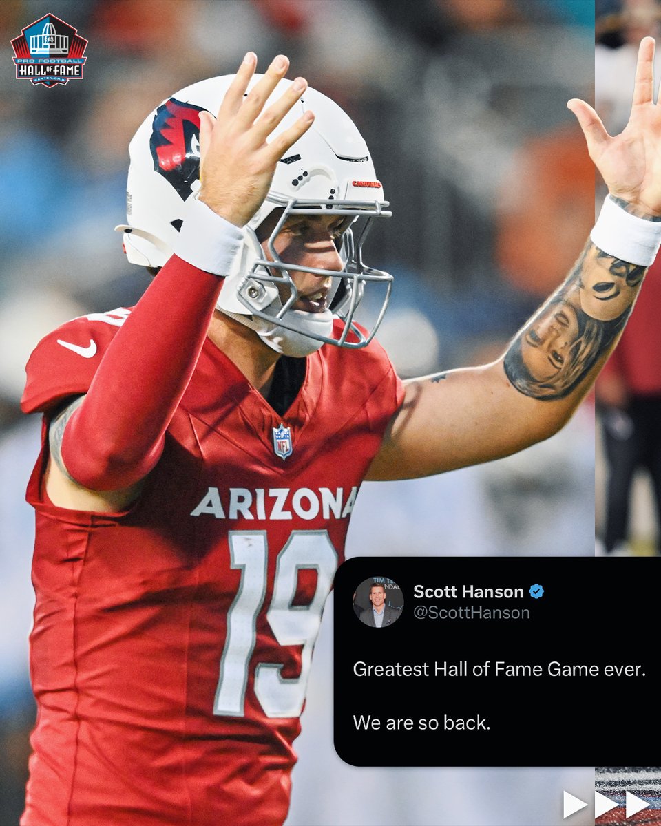 ProFootballHOF's tweet photo. The Hall of Fame Game reviews are in... https://t.co/ntADy36rh4