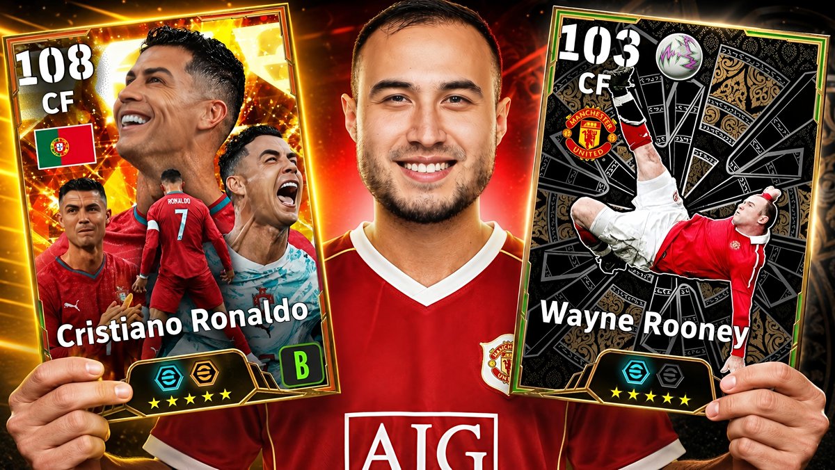 Indominator94's tweet photo. FREE Wayne Rooney &amp; CR7 Are Goal Machines!

https://t.co/NoU2H2BRI9

#eFootball #eFootball2026 https://t.co/1b5HgMAiG0
