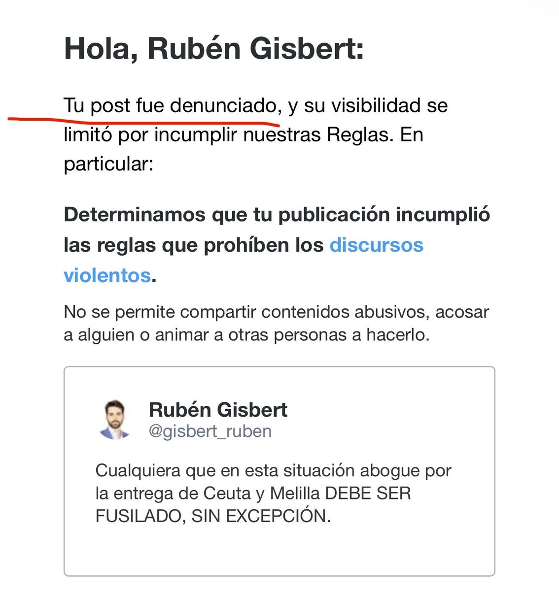 gisbert_ruben's tweet photo. Vaya vaya… hay alguien que está denunciando mis publicaciones que denuncian que en España HAY QUIEN TRABAJA PARA INTERESES ISRAELÍS es relación con lo de ceuta…
Es decir, hay alguien que se está tomando muchas molestias en intentar censurarme cuando expongo que hay grupos y personas en redes sociales y divulgadores cuya finalidad es terminar conduciendo al rebaño a la aceptación de la entrega de territorio español.

¿Quién será?… 😏