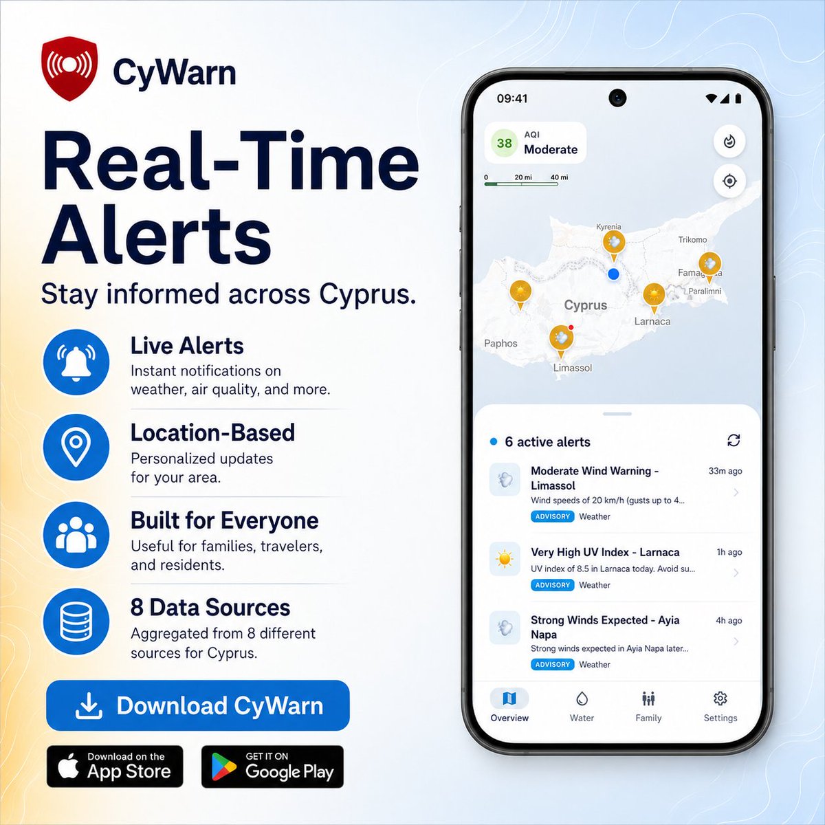kevkoch1's tweet photo. 🔥 Wildfires can develop fast. Information should move faster.

CyWarn is built specifically for Cyprus to help people stay informed about wildfire activity around them.

🛰️ Near-real-time satellite fire detection
🗺️ Offline maps
🌍 Greek, English, German & Russian

Free on iOS & Android.

https://t.co/6syWiTjt3J

#Cyprus #Wildfires #CyWarn #FireSafety