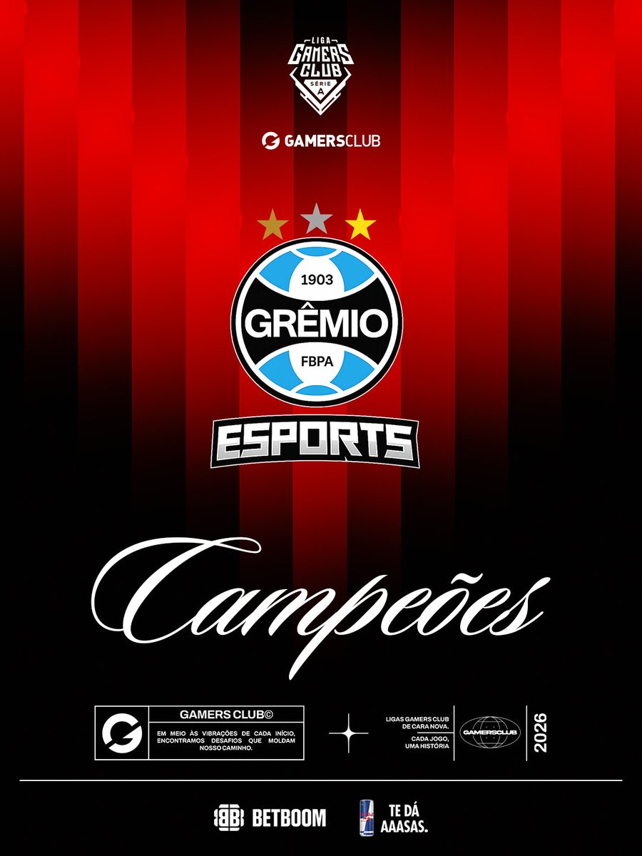 GamersClubCS's tweet photo. O @GremioEsportsGG é CAMPEÃO da #LigaGamersClub Série A de Julho! 🥳

Parabéns aos jogadores! 👏

🏅 @souz4h_
🏅 @balencyy_
🏅 @mithputtini
🏅 @s1lentfps1
🏅 @yedacs_ 

📋 @luqcs2 https://t.co/M1W7P5kYf3