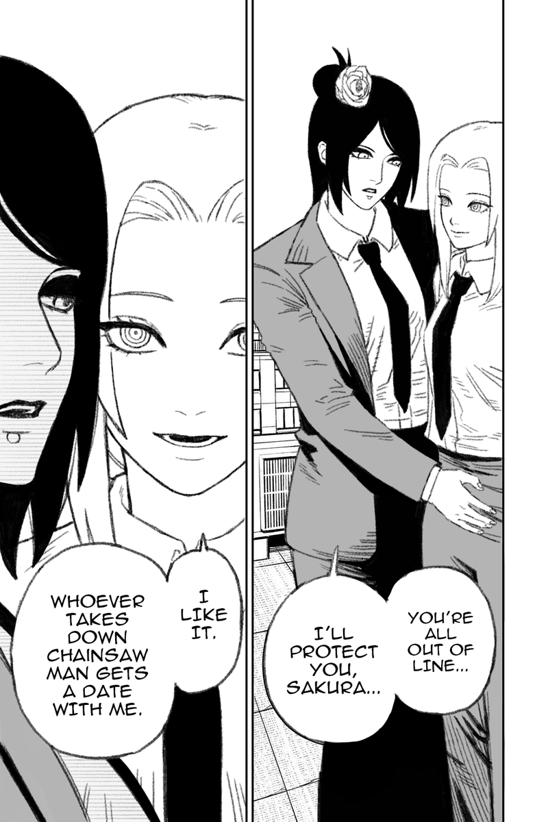 CyclamenYu's tweet photo. CSM manga draw-over, can't help myself because these panels are too perfect for MultiSaku.
#MultiSaku https://t.co/IIHoLUGVst