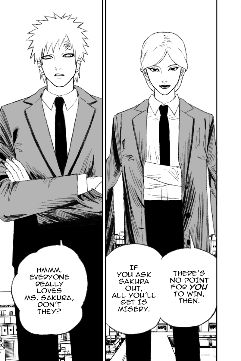 CyclamenYu's tweet photo. CSM manga draw-over, can't help myself because these panels are too perfect for MultiSaku.
#MultiSaku https://t.co/IIHoLUGVst