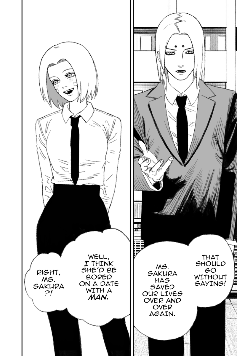 CyclamenYu's tweet photo. CSM manga draw-over, can't help myself because these panels are too perfect for MultiSaku.
#MultiSaku https://t.co/IIHoLUGVst