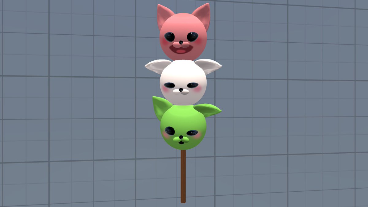 Mikare131's tweet photo. Mikare13 - BOOTH 🌹
Kawaii dango cat from my shop 😊
#booth #VRChat #dango https://t.co/4IGnwnGW56