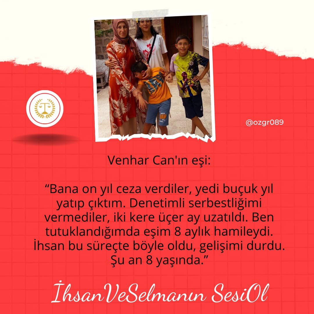 naftalanjaa's tweet photo. Yusuf Kerim’in yaşadıkları unutulmasın diye çıkarılan düzenleme var. Buna rağmen hasta çocuklar annelerine kavuşamıyor. İhsan bunun en acı örneklerinden biri. Yasalar kâğıt üzerinde değil, çocukların hayatında karşılık bulmalıdır.

İhsanVeSelmanın SesiOl https://t.co/HxYLhakUww