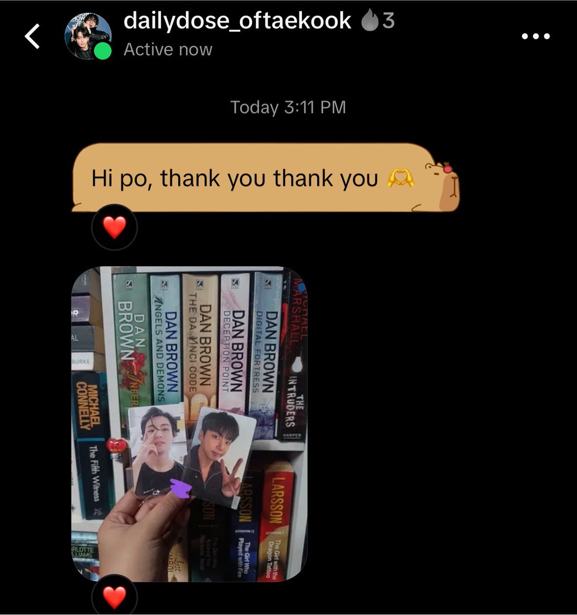 rievsunj's tweet photo. 042.
for proofs of legitimacy ! | | @daichecartz
taekook photocards sold using my bns tiktok account to transact (@.daichecartz) ~ tysm for adopting taeh &amp; jk >__< ! #legitvsunrielle https://t.co/OS4xaboUa4