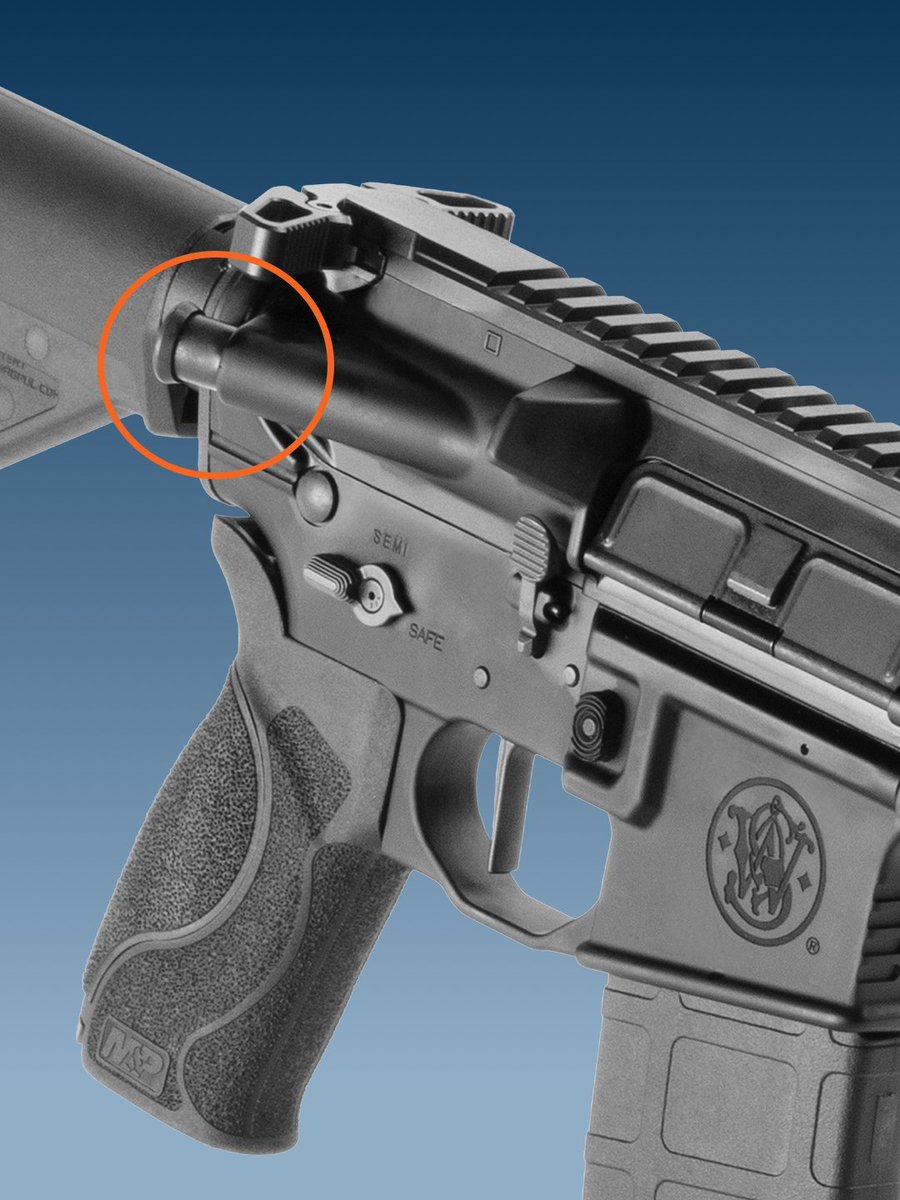 Smith_WessonInc's tweet photo. POP QUIZ: Can you correctly identify the circled part and explain its function? https://t.co/NWPSUQZmS0
