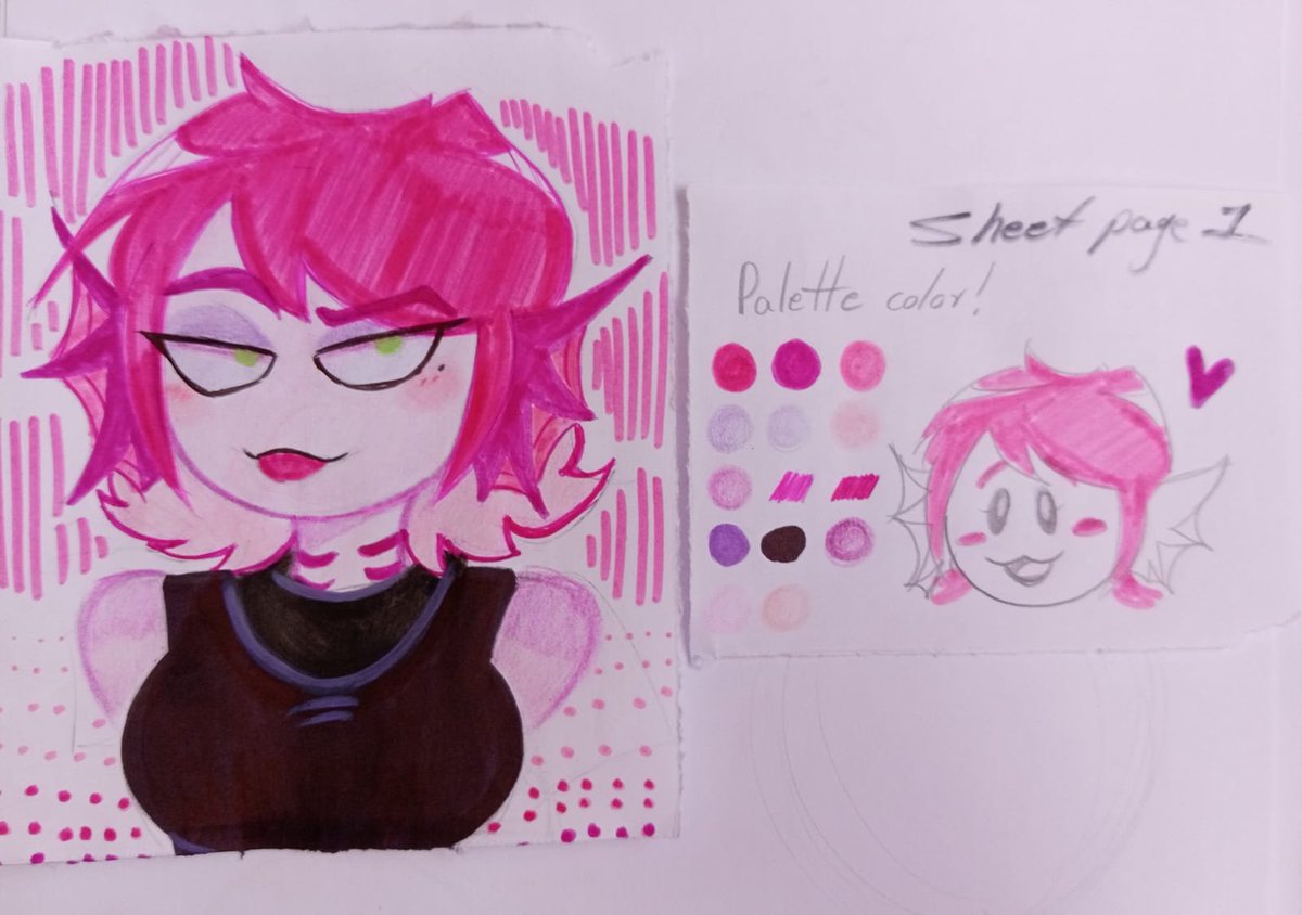 Mrp4801's tweet photo. My Yummesona coralina 

#yummeship #doodles #callingallvillains #ocxcanon https://t.co/2t6AoeA0ZG