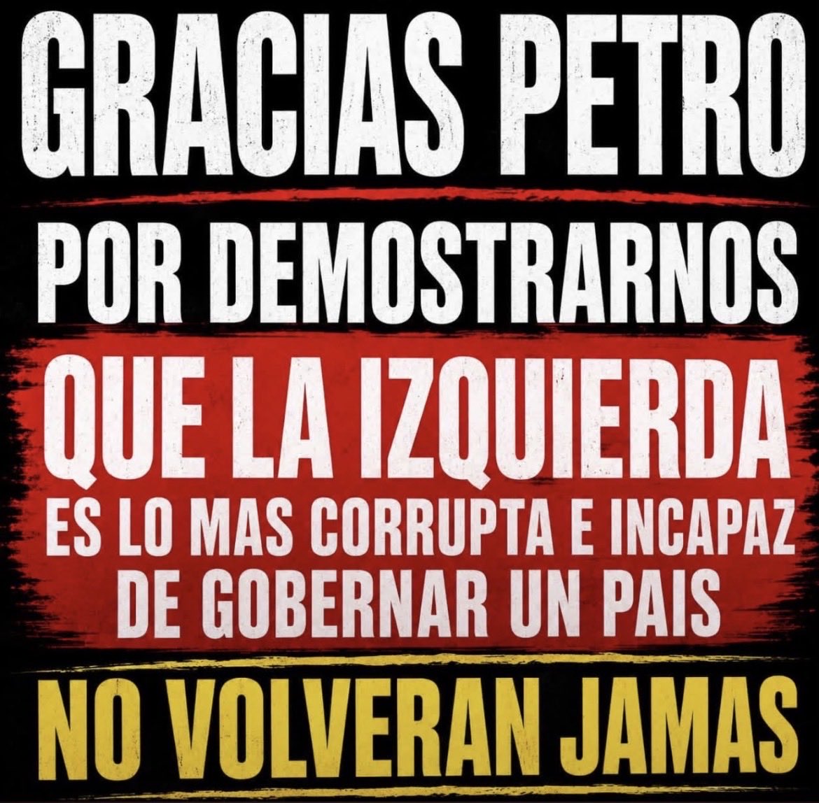 jdarioml's tweet photo. @petrogustavo Y eso querías HP, perpetuarte con el otro izquierdista que es su marioneta, pero el pueblo sabio no les creyó, se cansó de sus vulgaridades, su corrupción, de ver morir gente por falta de medicamentos y salud. 
Solo idiotas adoctrinados, narcos y guerrilleros lo extrañarán. https://t.co/aGQdnhI8Kp