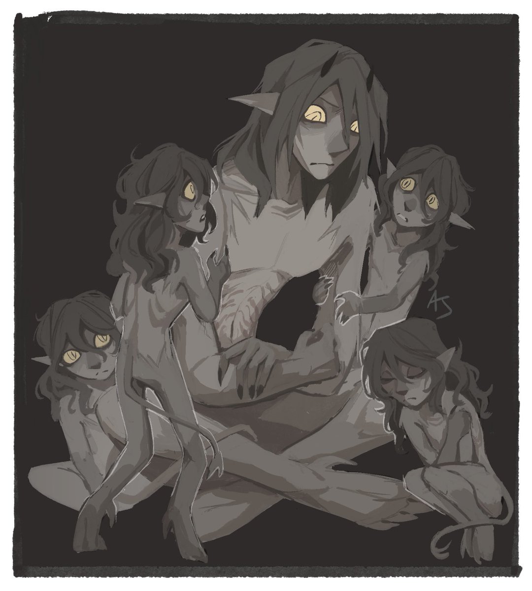 amayadrawz's tweet photo. Matori, are you haunted by the ghost of your son? He’s still alive you know. You left him behind but he keeps following you. 

#oc #originalcharacter https://t.co/hfgDQ2htd4