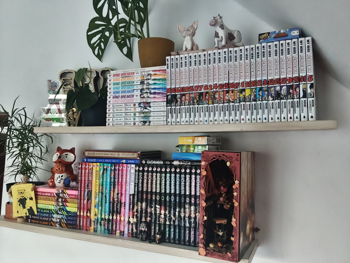 TeaToruu_'s tweet photo. Dude. I moved my #manga , so Its all on the one wall, I didn't realized that I had so many of it. I have like 5more random ones I just decided to place on the shelf with the rest of the books I own. I have some MHA and tbhk manga left to buy so the collection is complicated https://t.co/tI63u003YD