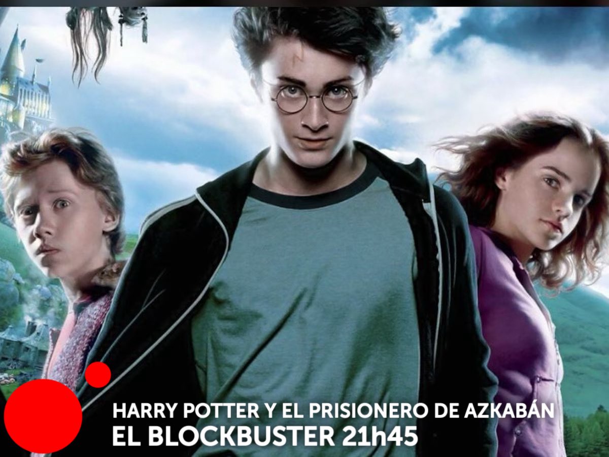 MasQTele's tweet photo. 🎥EL BLOCKBUSTER🎥 | #HarryPotterYElPrisioneroDeAzkabán (2004) esta noche a las 21.45h en @cuatro con #DanielRadcliffe ¡No te lo pierdas! https://t.co/UQCqa5Zp8g