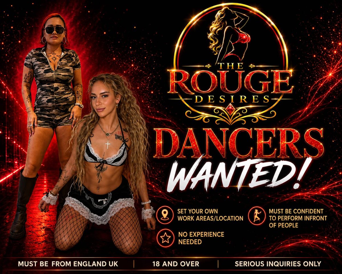 trd__official's tweet photo. We are hiring Females and males to join our team as strippers 
- must be from England UK 
- 18 and over 

Message for details 

https://t.co/mRLbrHTvZD https://t.co/KdAgfvMsw7