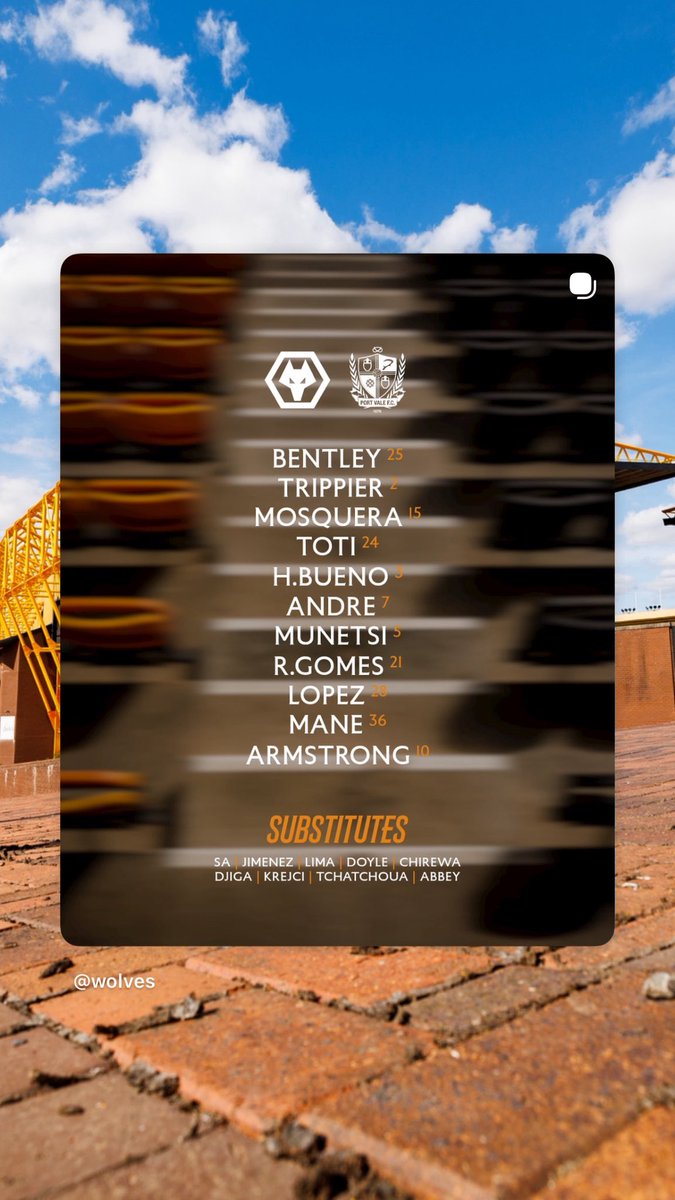 Young_Wolves's tweet photo. Tonight’s starting XI 📋

COYW! 🐺 https://t.co/YWoPxKWBGb