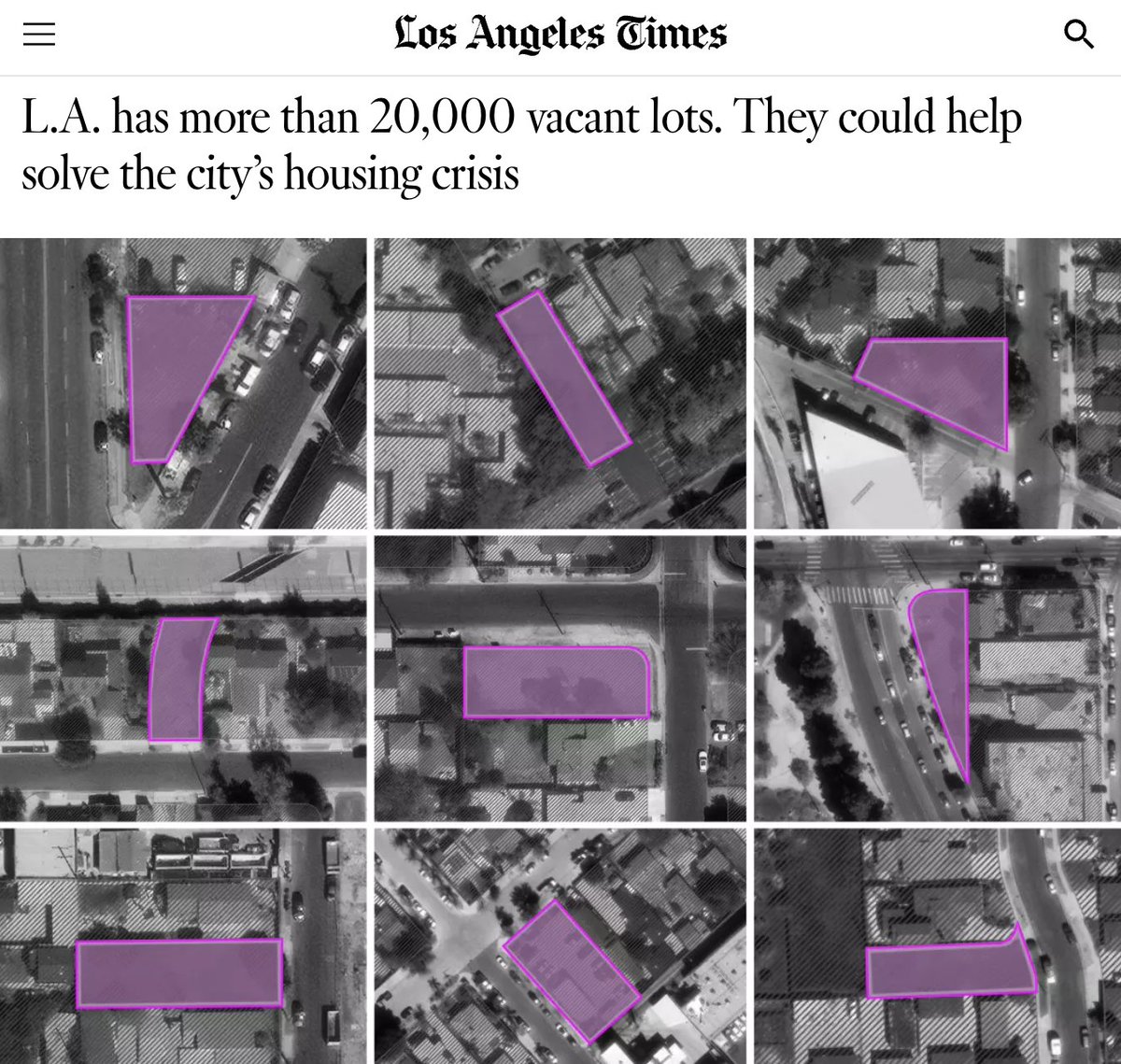 mnolangray's tweet photo. Thanks to SB 684-1123, Los Angeles' many thousands of vacant lots could soon be the site of a starter home building boom. https://t.co/7K8QGZi4hP