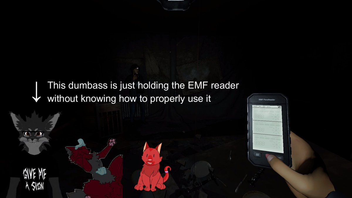 RookTheRex's tweet photo. Best part of editing videos yourself is that you can just insult yourself for free lmao

Phasmophobia video coming soon! https://t.co/SVaMc7P0d5