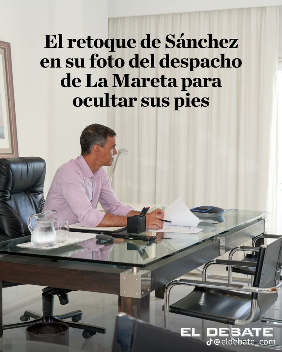 criaturina's tweet photo. "EL GOBIERNO DE LA TRANSPARENCIA"

📢 DE CULORROTO A PIERNAMOCHA

Tenía puestos:
1. Los tacones de Begoña.
2. Las babuchas de Mojamé. 
3. Los zapatos que no se ensució en Paiporta. 
4. Su mala pata.
5. Sus pies de barro. 
 
Razone su respuesta. https://t.co/Wxt0UHLEnN