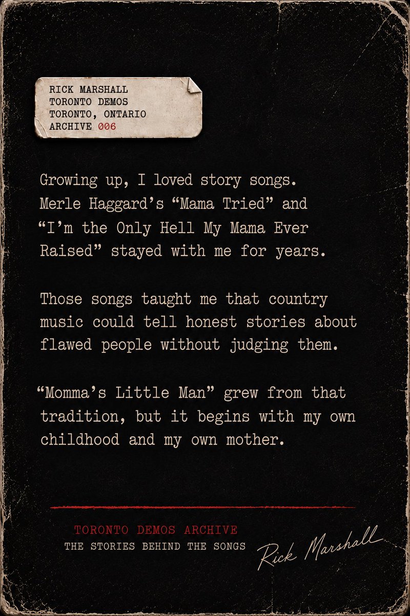 RMarshall_Music's tweet photo. Some songs are written.

Others spend years waiting to be understood.

— Toronto Demos Archive https://t.co/fj6aj1js67