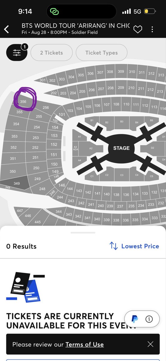 reiibugg's tweet photo. I am selling a #btsarirangtour ticket for Chicago IL on the 28th! I’m selling it for $168(FACE VALUE). Please feel free to dm me if you need any more info! #btsworldtour #BTS_ARİRANG #btsticket https://t.co/2LL7VTDLgm