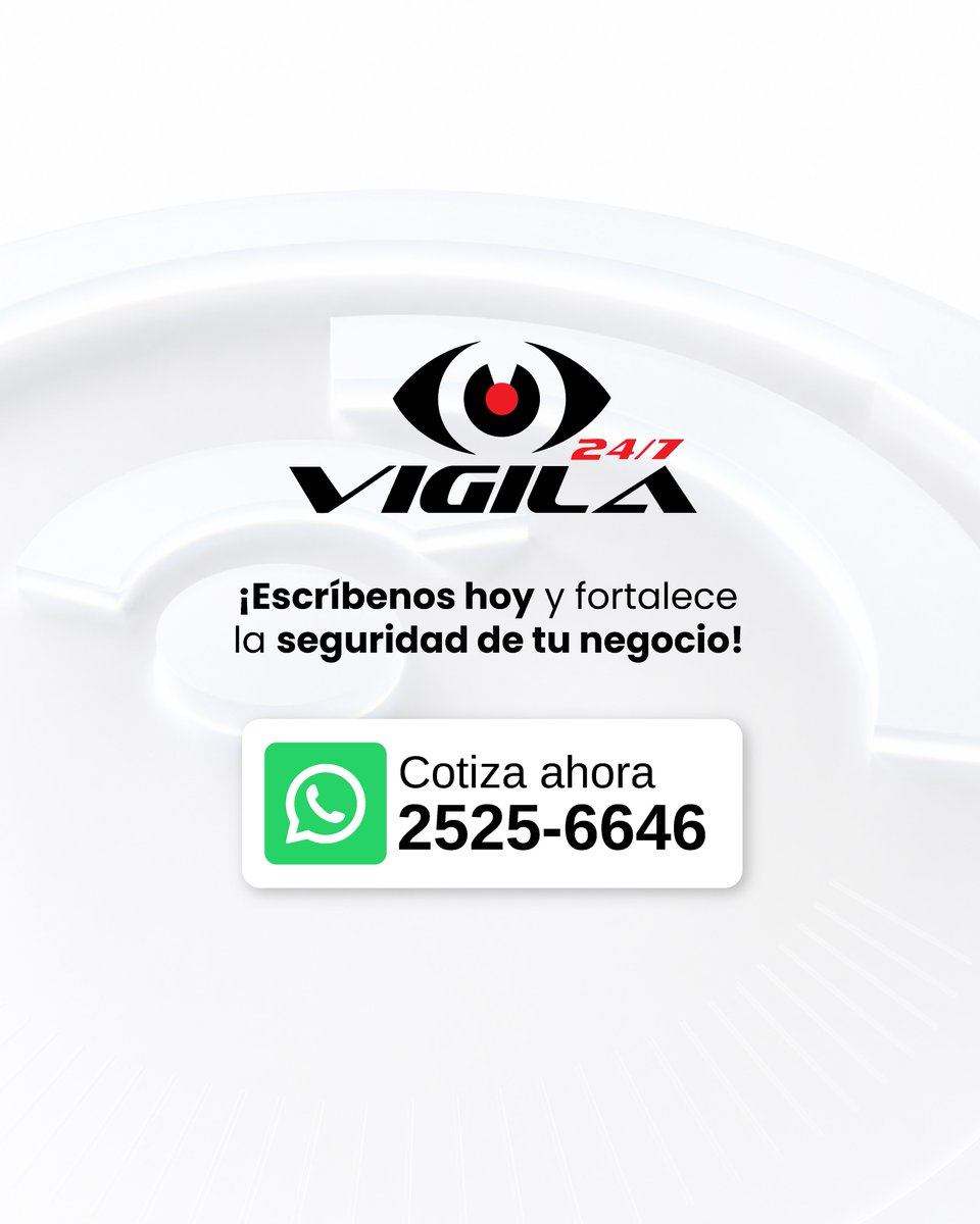 Vigila247's tweet photo. 📹 Una buena cámara merece una mejor instalación.
La diferencia no está solo en el equipo, sino en una instalación profesional: ubicación estratégica, configuración correcta y cobertura sin puntos ciegos.
📲 Cotiza al 2525-6646.

#Vigila247 #Seguridad #Videovigilancia #ElSalvador https://t.co/OauBlH3zPa