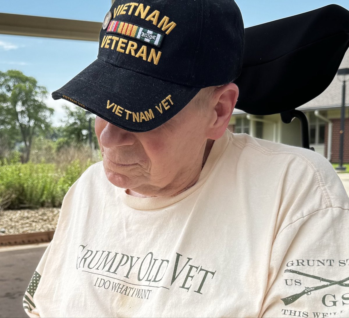 cabin17's tweet photo. @IAGovernor My husband has Parkinson’s from exposure to agent orange. https://t.co/gABg0vCxVC