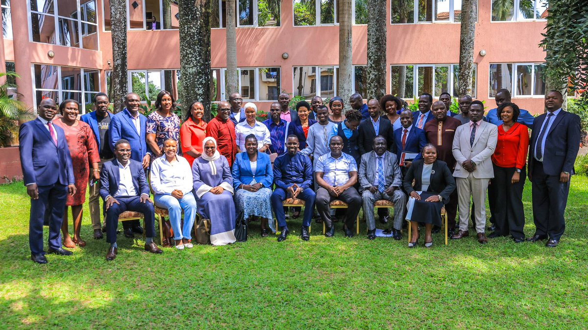 JoelSsenyonyi's tweet photo. Today we kicked off a two day retreat for Opposition MPs, whose purpose is to strengthen our understanding of our constitutional mandate, and prepare us to serve diligently.

We also unveiled the Opposition Legislative Priorities for the 12th Parliament, a roadmap that will guide our legislative engagement, oversight, policy advocacy, and the pursuit of respect for the rule of law in our Country.

Below is a link to the document;
https://t.co/temDQQo07l
