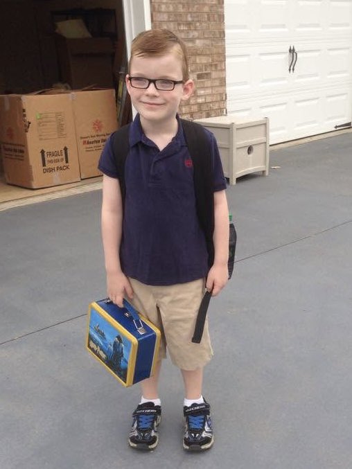 TaraMBurke's tweet photo. Can’t believe @_keegan21_ is a senior. From his first day of school to his last first day, it’s been incredible watching you grow into the young man you are becoming.

I’m inspired by your constant motivation &amp; determination. Huge things are on the horizon. https://t.co/wGfOO44kyk