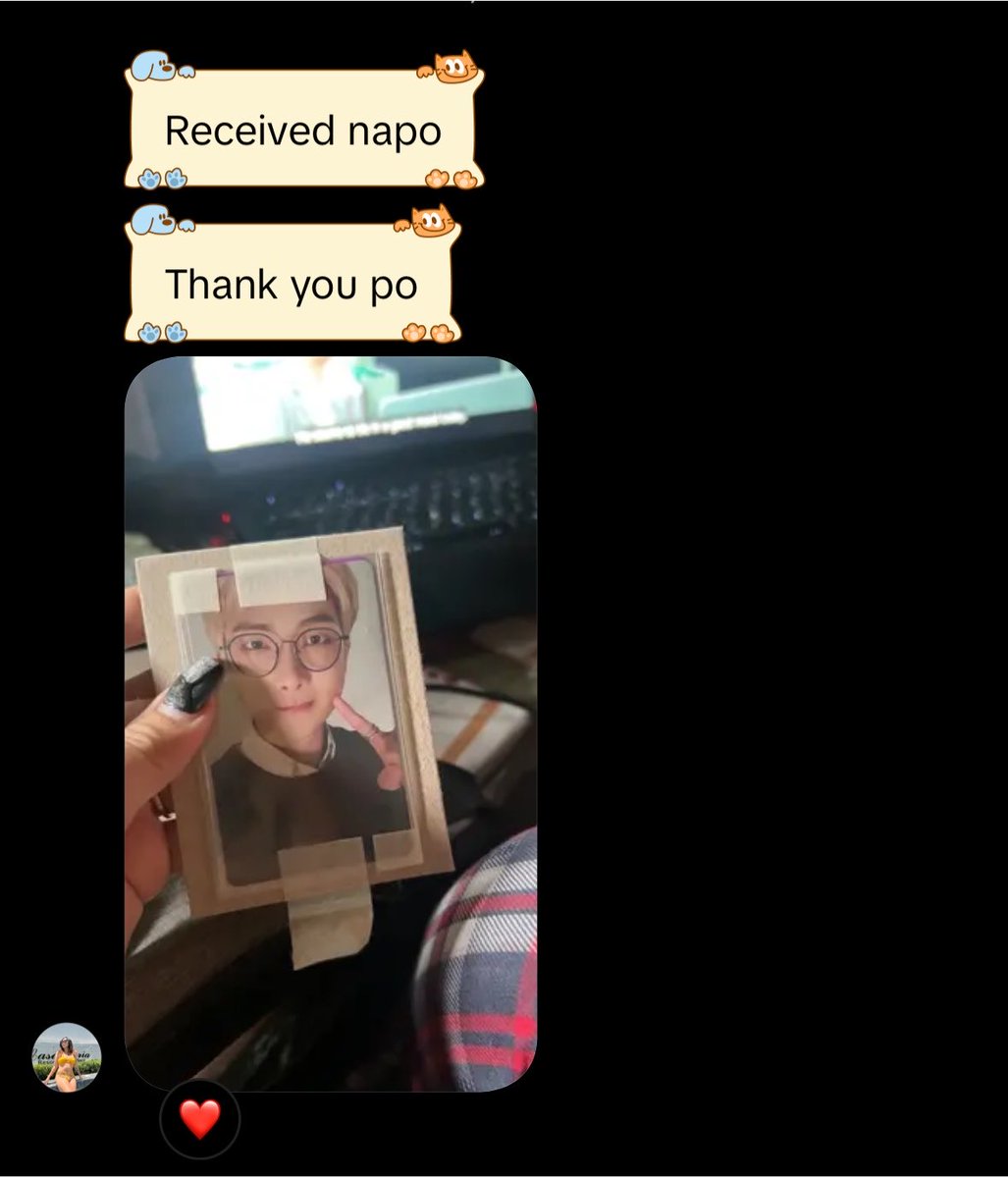 rievsunj's tweet photo. 043.
for proofs of legitimacy ! | | @daichecartz
namjoon photocards sold using my bns tiktok account to transact (@.daichecartz) ~ tysm for adopting joonie >__< ! #legitvsunrielle https://t.co/vT6x0P7Z18