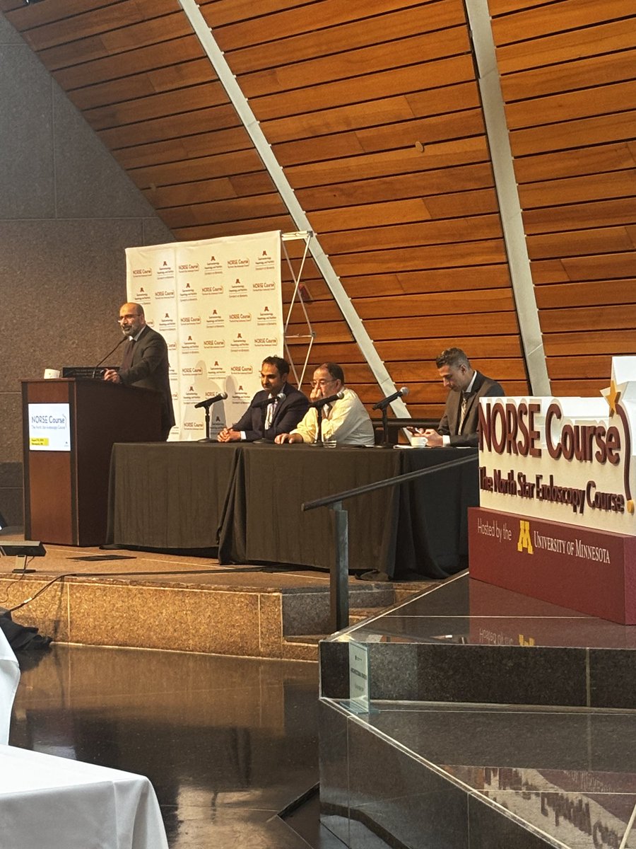 UMN_GIHep's tweet photo. Dr. Mustafa Arain is up next! He is giving a lecture on endoscopic management of post-transplant biliary strictures and leaks. 

#norse26 #norsecourse26 #liveendoscopy #umngi https://t.co/ys19078mzR