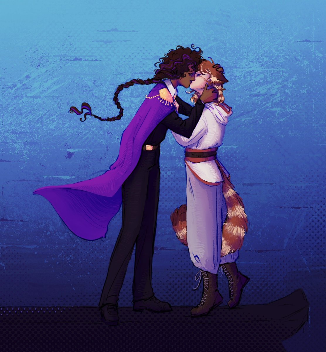 glass0fchaos's tweet photo. #AssassinduoMonth day 9 "first kiss" and no one can convince me that it could take place somewhere different than this talk they had after Ewron killed Ash's daughter and offered risking his life just to revive her (covered bc its #ashwron +i dont want cc to accidentally see it) https://t.co/nji3EG354z